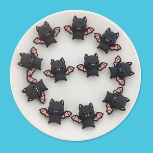 3D Bat Silicone Beads, Halloween Spooky Focal Beads,DIY Pens,keychains, Bracelet, Lanyard Making