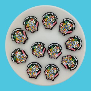 What You Water Grows Focal Beads,Mental Health Silicone Beads,Bulk Silicone Beads, Silicone Bead Wholesale
