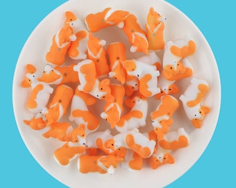 3D Corgi Silicone Focal Bead,DIY Jewelry, Keychain, Lanyard Making