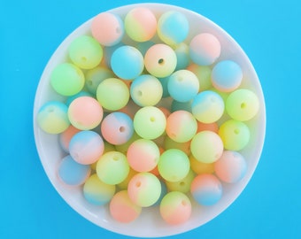 Luminous silicone beads, Glitter Silicone Beads, 12mm Silicone Beads, Bulk Silicone Beads, Round Silicone Bead Wholesale