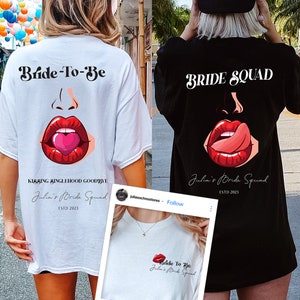 90s Bachelorette Shirts / Retro Groovy Disco Bachelorette Bride Shirt Comfort Colors Oversized Bridesmaid Shirt DBACH21CC