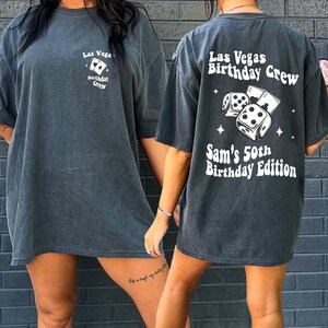 Las Vegas 40th 30th 50th Birthday Shirt / Group Matching Shirts Birthday Crew Gambling Shirts Casino Birthday Trip TShirt Vegas   BD24