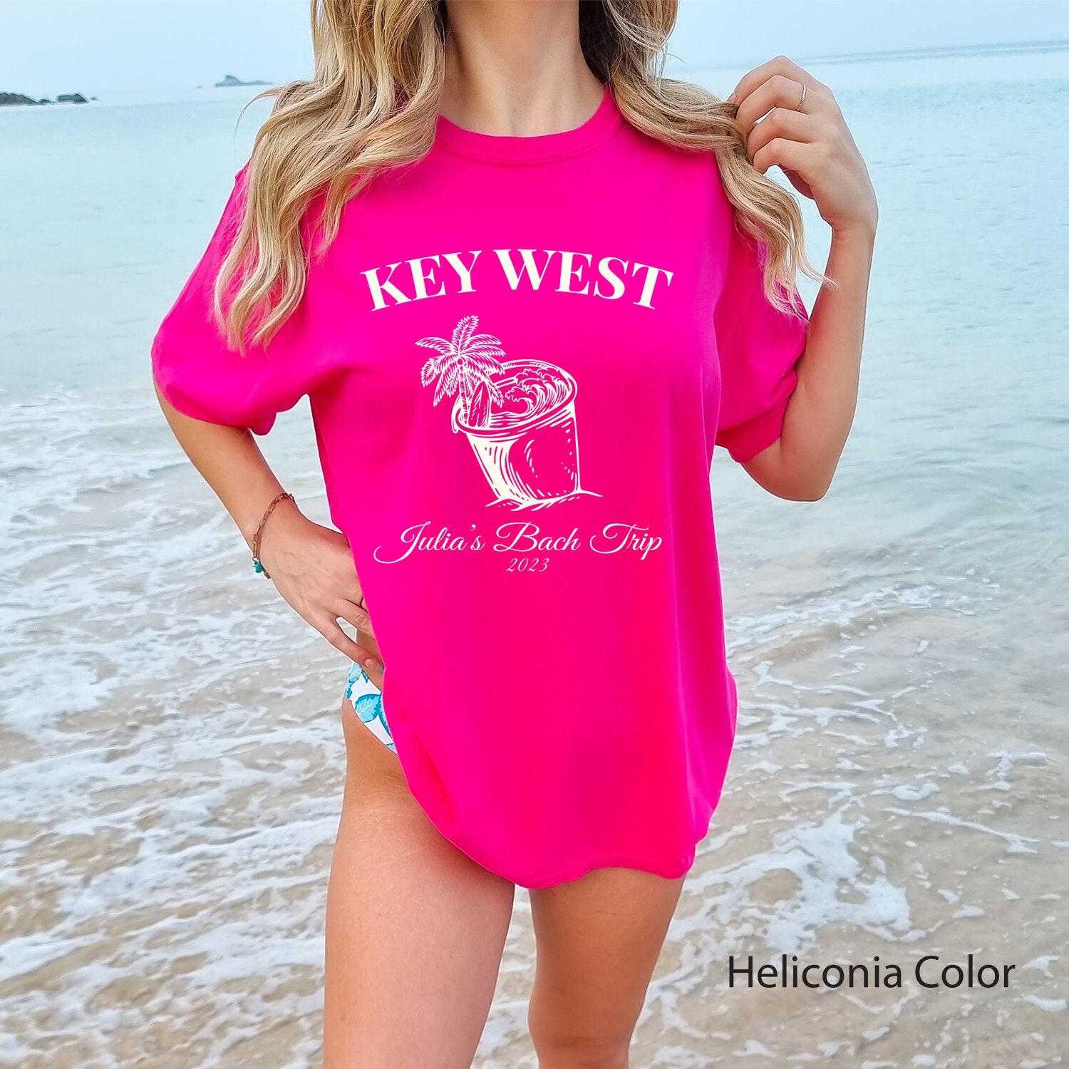 Key West Beach Bachelorette Shirts / Matching Beach Bach Party - Etsy