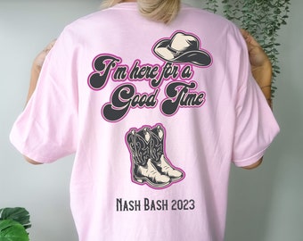 Nashville Birthday Shirt / Friends Trip Shirts Birthday Party Crew Comfort Colors Group Matching Shirts Custom Birthday Gift Nash Bash BD07