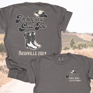 Nashville Birthday Shirt / Nashville Country Birthday Trip Crew Squad Shirt, Nash Bash, Nashville Bachelorette,  BD07