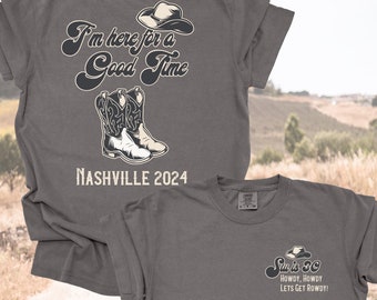 Nashville Birthday Shirt / Nashville Country Birthday Trip Crew Squad Shirt, Nash Bash, Nashville Bachelorette,  BD07