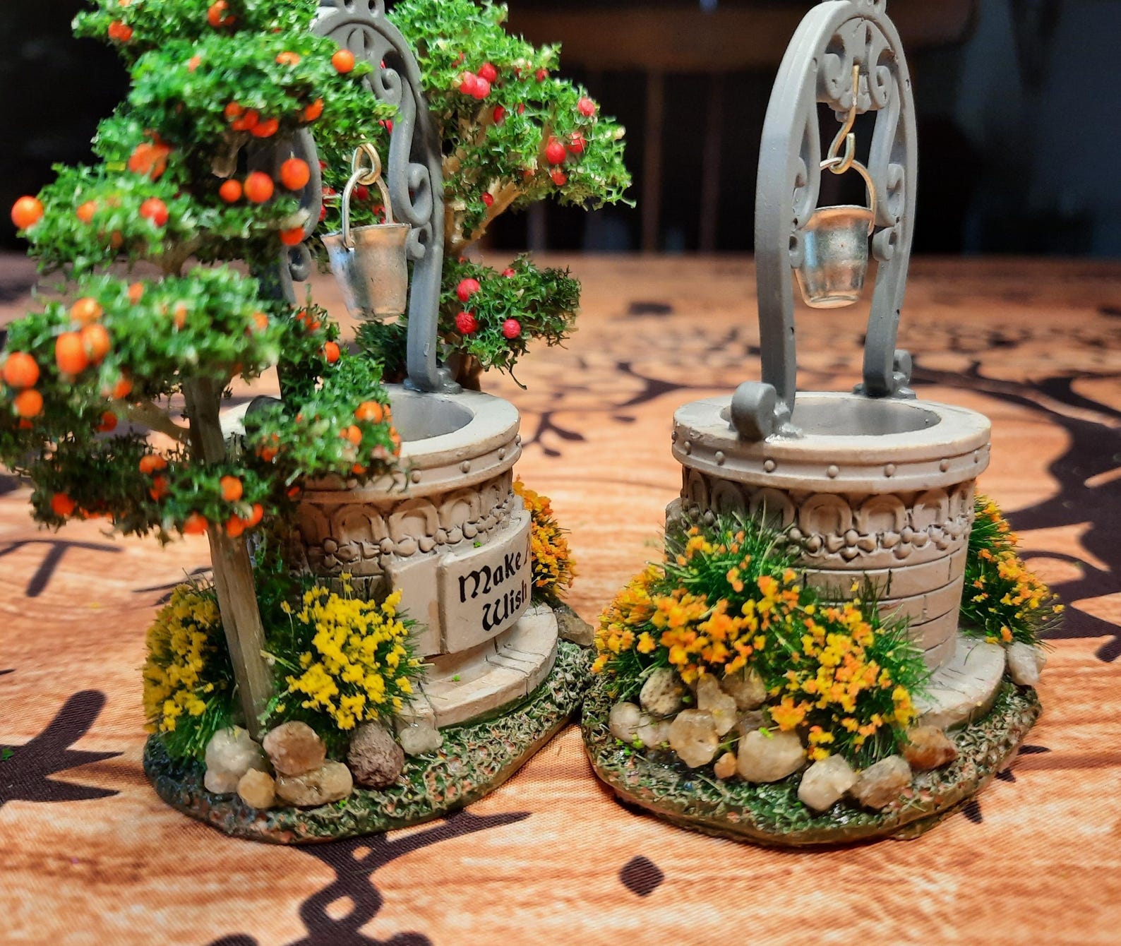 Miniature Fairy Garden Victorian Style Wishing Well and Pond - Etsy