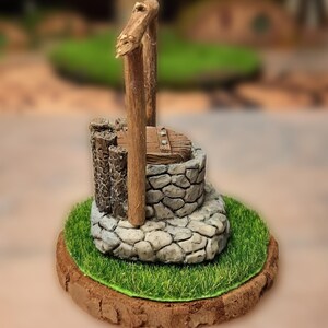 Miniature Fairy Garden Victorian Style Wishing Well and Pond - Etsy