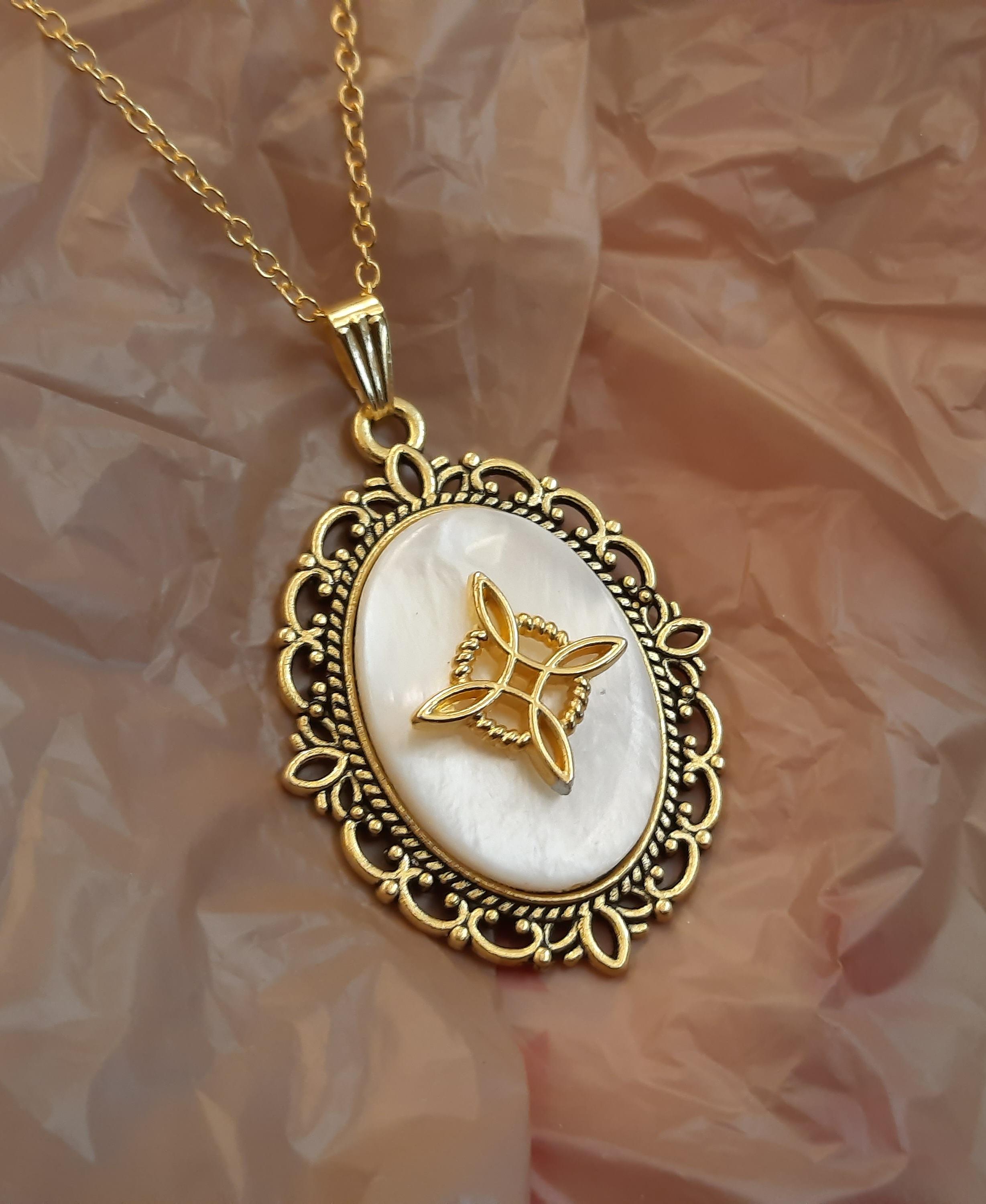 Agatha All Along Inspired Triple Goddess Locket Necklace - With