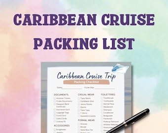 Karibische Kreuzfahrt Reise Packliste | Packliste für den Urlaub | Packliste | Urlaubsliste | Reise Packliste | Reiseführer