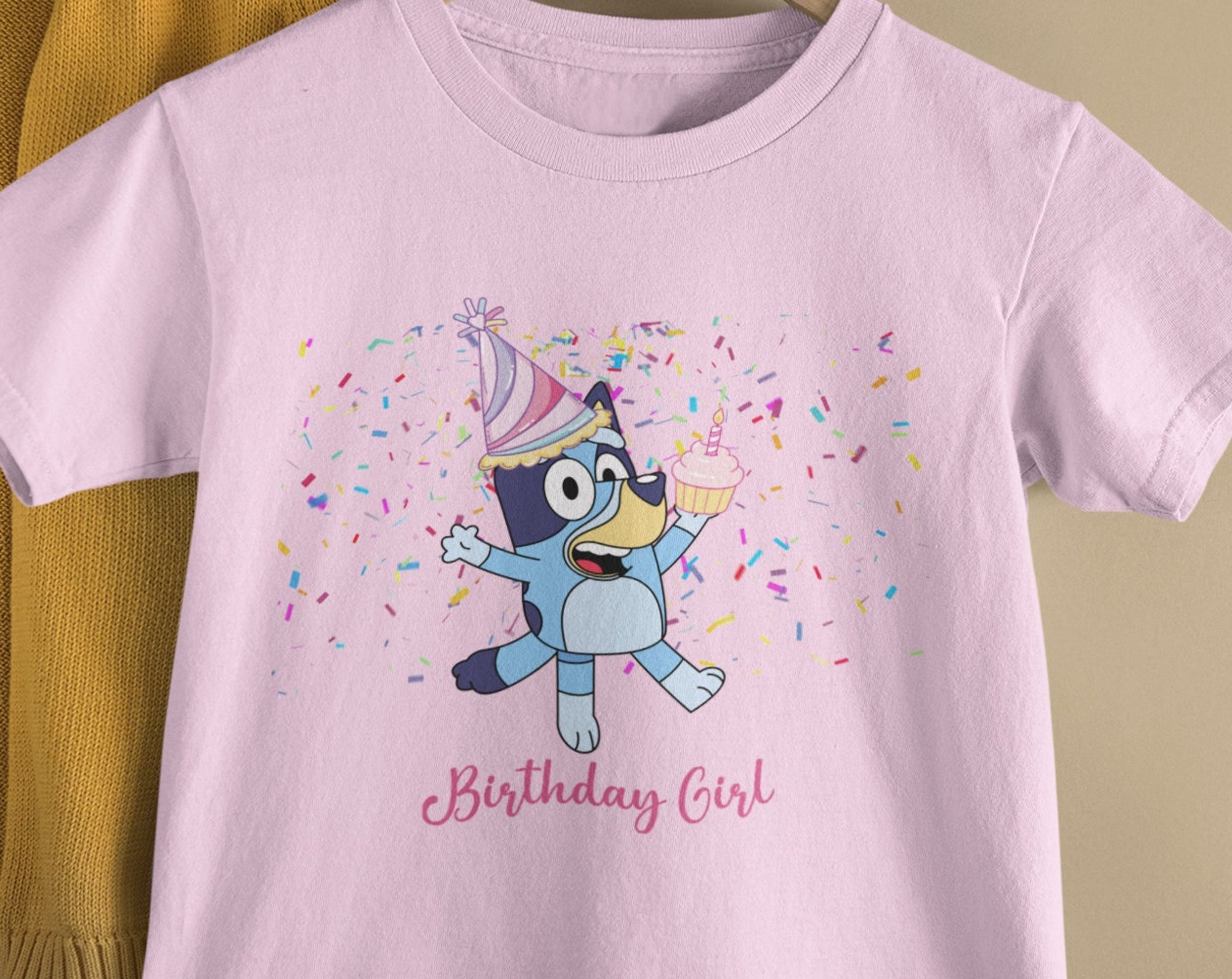BlueyDad Birthday Girl T-shirt, BlueyDad Birthday Boy T-shirt