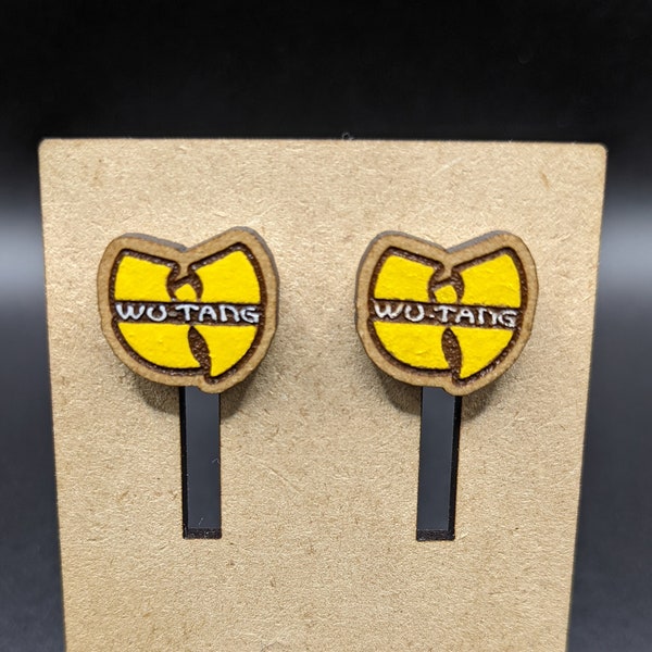 Wu Tang Emblem Stud Earrings