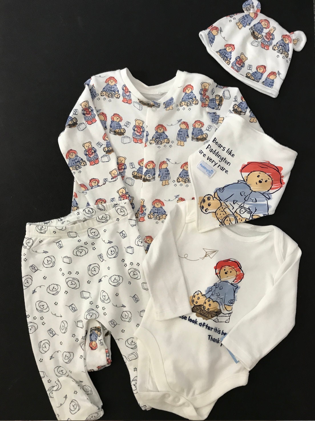 Paddington bear hotsell baby sleepsuit