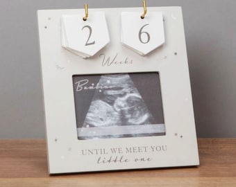 Pregnancy Countdown Scan Frame/Mum To Be Gift/Pregnancy Announcement