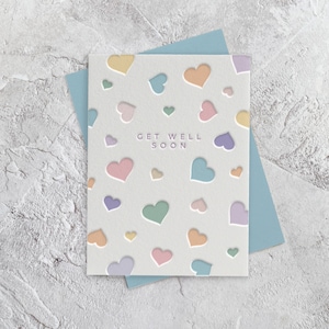 Carte typographique Get Well Soon