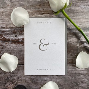 M. & Mme - Carte de vœux déjouée, Mariage, Félicitations