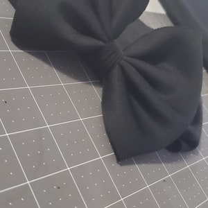 Black 5inch Headwrap bow