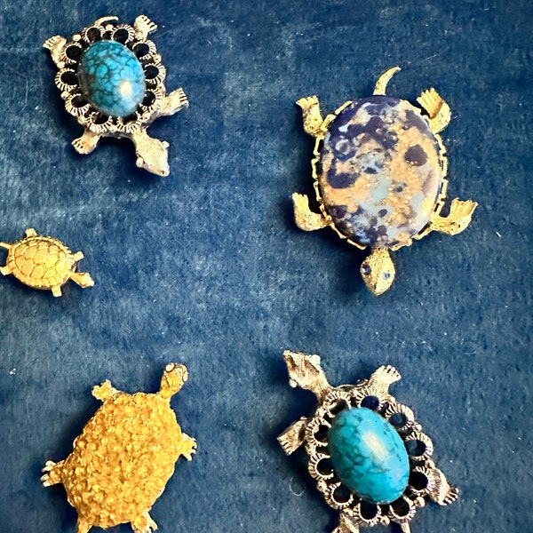 Turtle Brooches