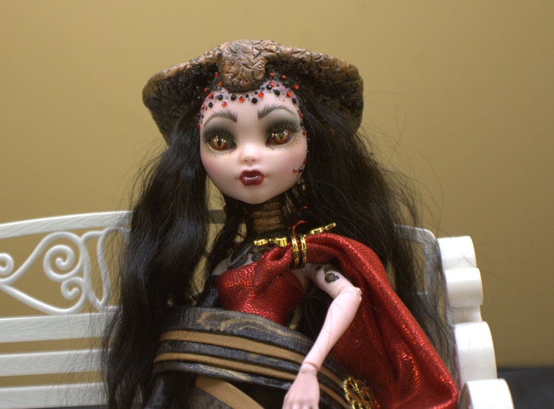 OOAK Doll Monster High Cobra Demoness image 3