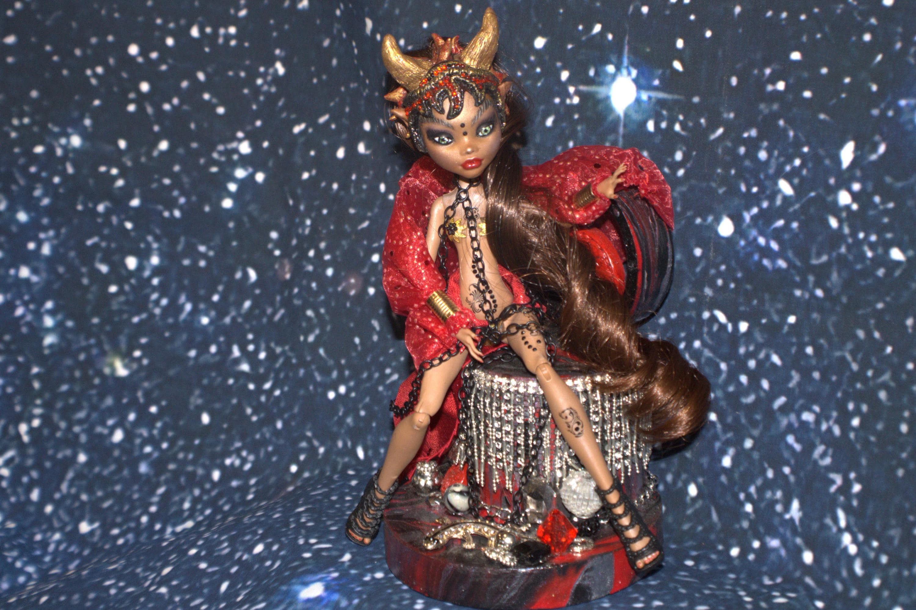 OOAK Doll Monster High Demoness Syn