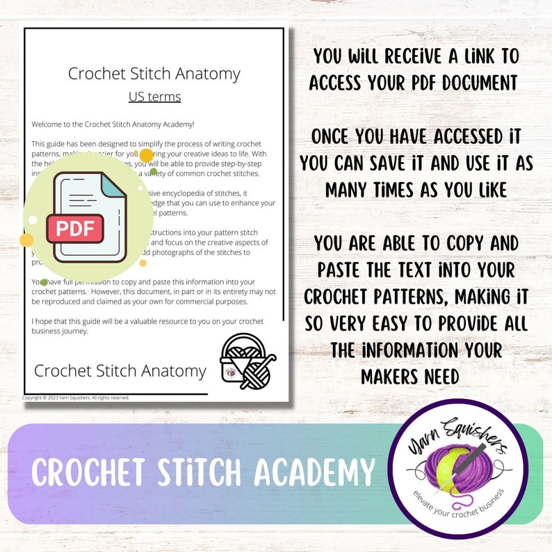 Crochet Howto Guide for Most Common Stitches. Take the Time Out of