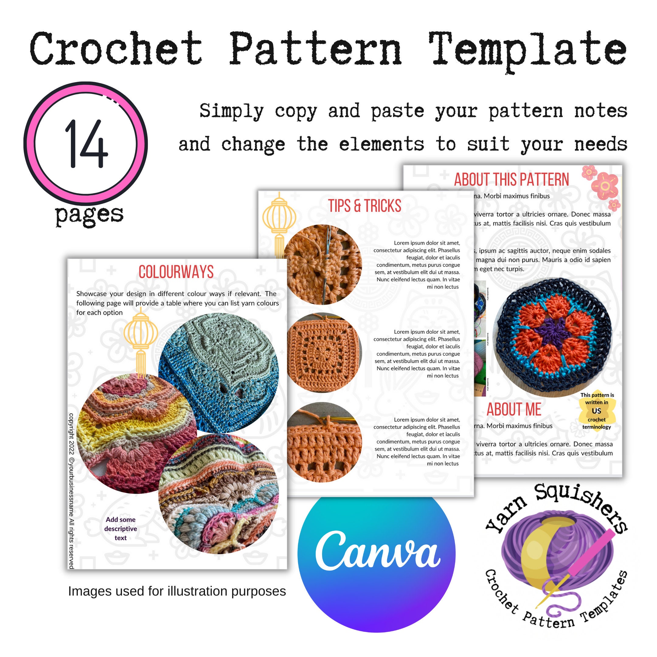 Design & Templates CROCHET PATTERN TEMPLATE Crochet Amigurumi Pattern Design & Templates CROCHET PATTERN TEMPLATE Crochet Amigurumi Pattern