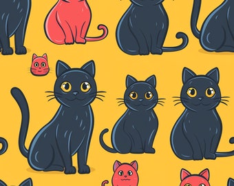 Mystical Cat Pattern 3