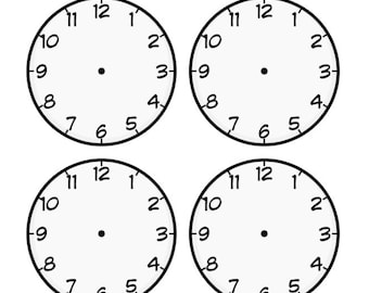 Printable Educational Worksheets for Kids | World Map, Dice, Fractions, Clocks & Pie Chart | Digital Download