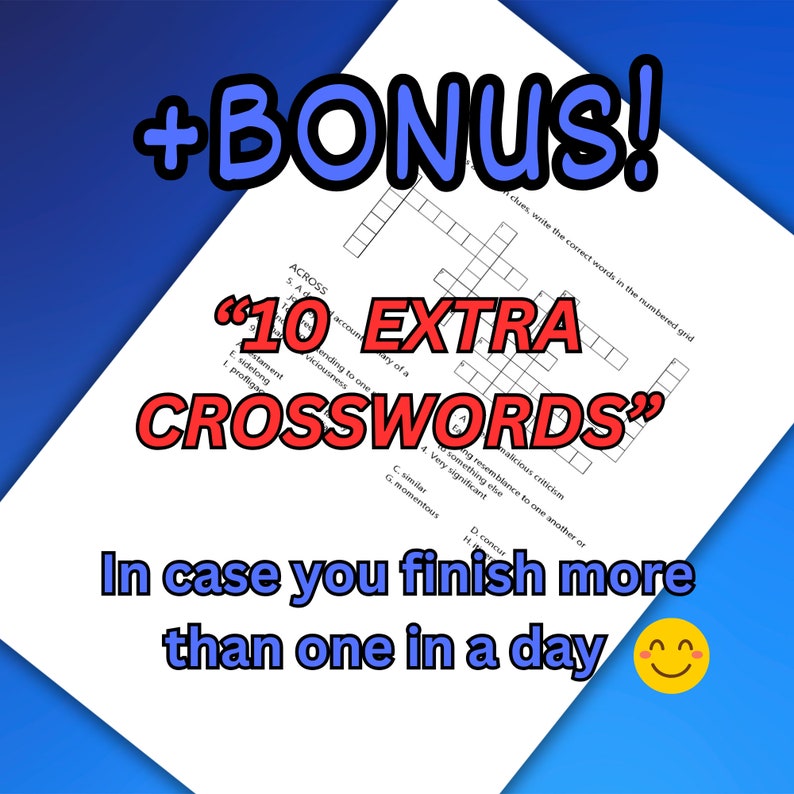 40 Digital Crossword Puzzles for Sharp Minds, Monthly Brain Teaser