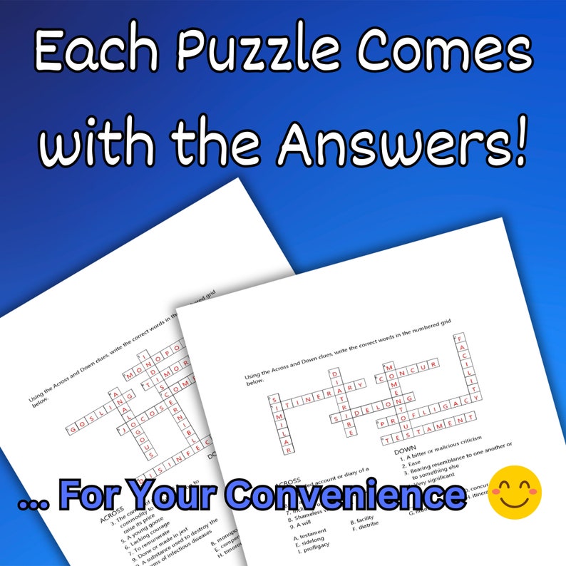 40 Digital Crossword Puzzles for Sharp Minds, Monthly Brain Teaser