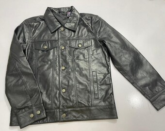 Levis Leather Jacket - Etsy
