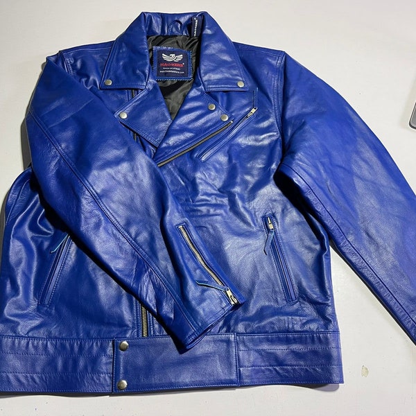 Mens Leather Jacket Etsy