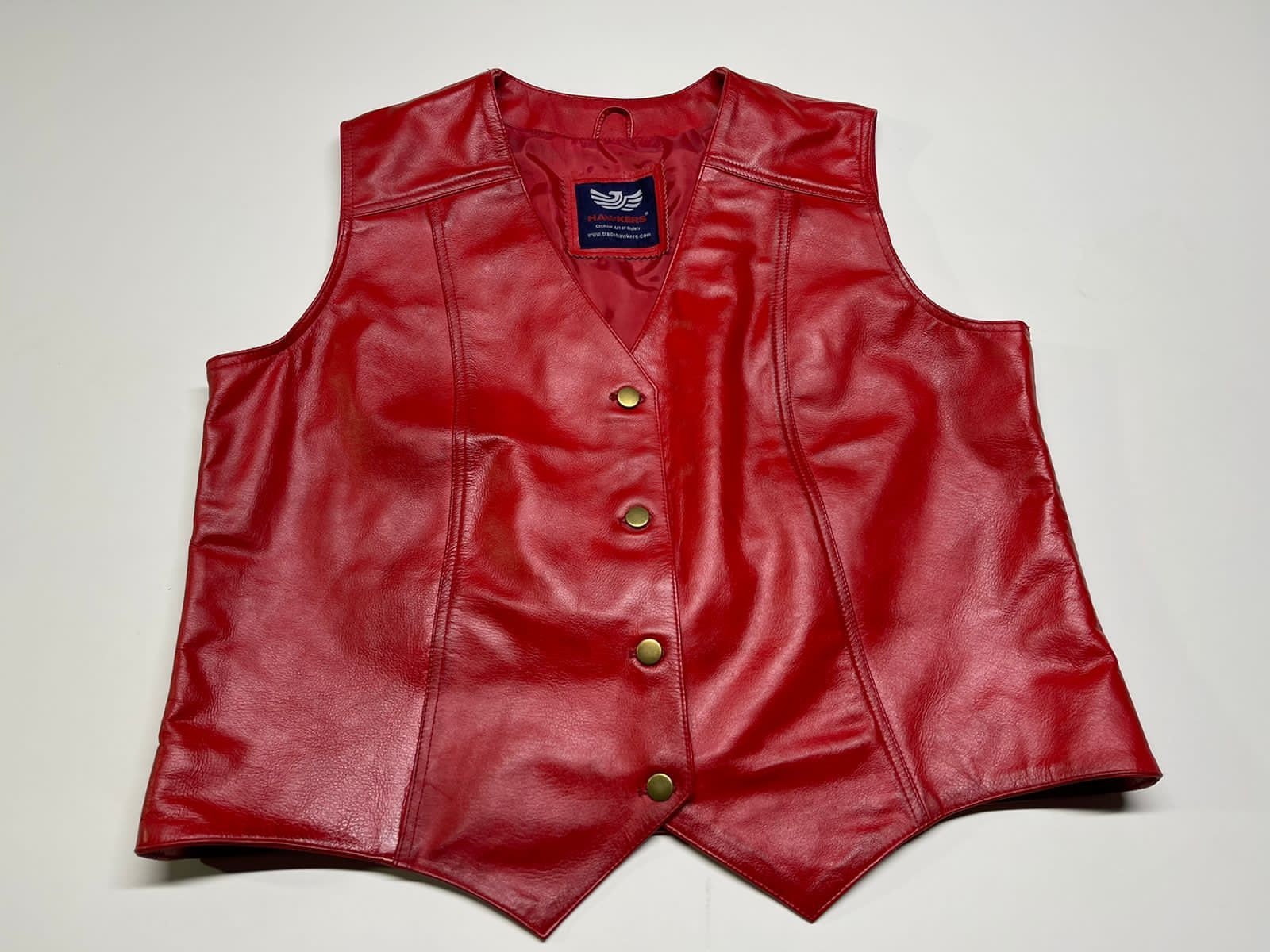 Red Vegan Leather Vest – DIFFERENTREGARDCO
