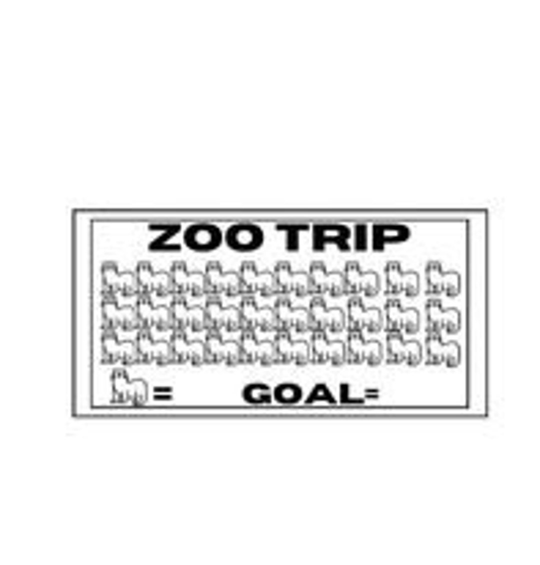Zoo Pass Savings Challenge for A6 for Cash Envelopes L Etsy