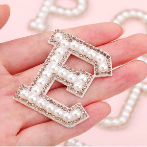 Pearl and Rhinestone Iron-On Patches