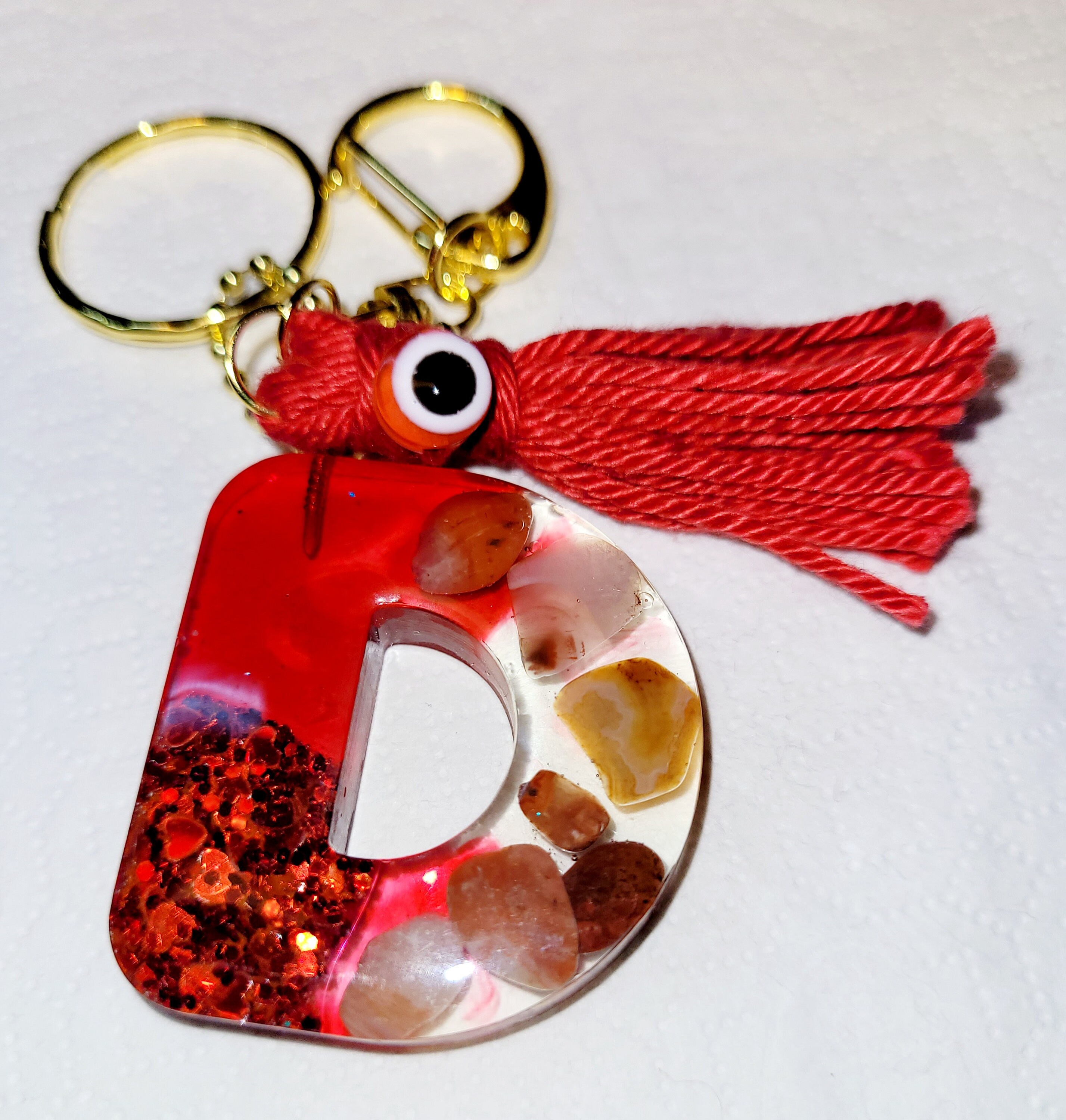 Chgcraft 2 pièces 2 couleurs mauvais œil hamsa cristal porte-clés hamsa  main porte-clés mauvais œil porte-clés mauvais œil voiture porte-clés pour  femme portefeuille sac pendentif breloques en gros pour création de bijoux 