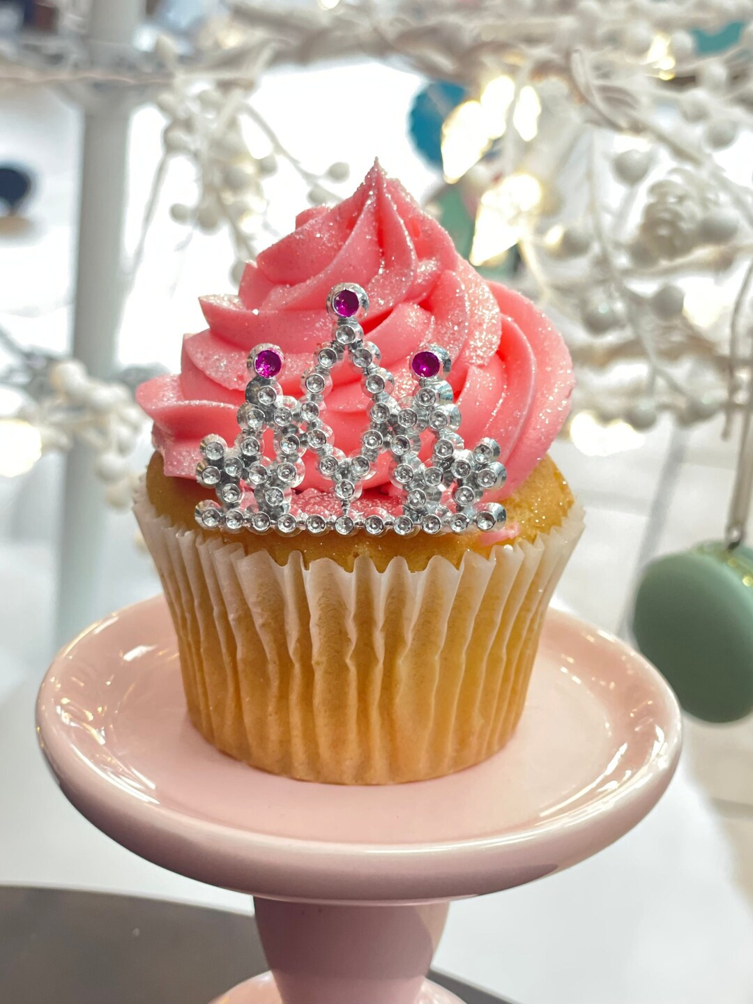 Tiara Cupcake Toppers Etsy