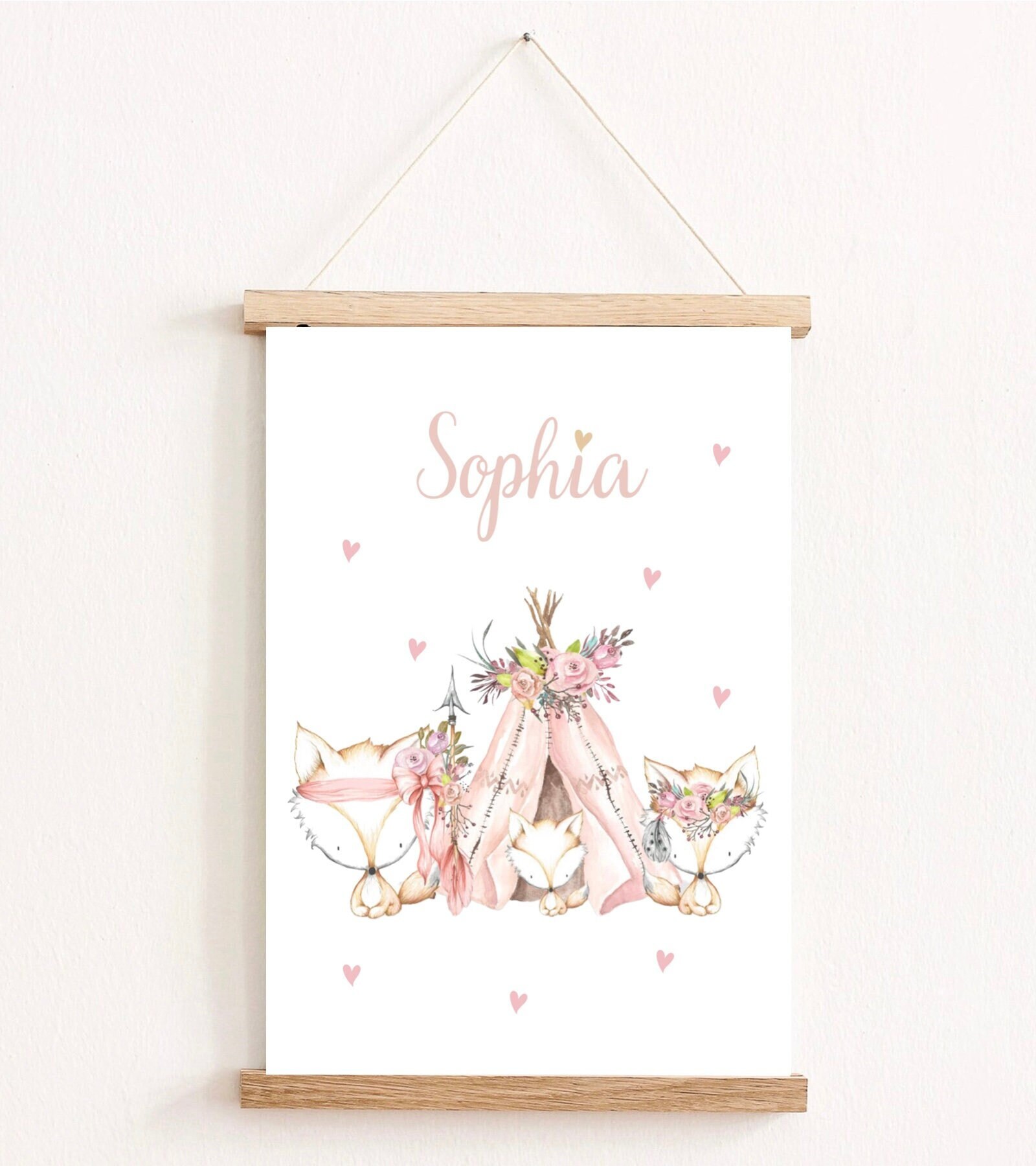 Affiches Prénom Thème Woodland