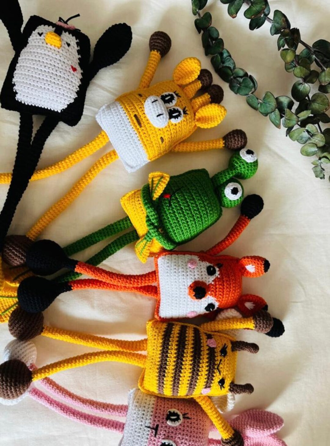 Crochet Animal Toy Kids Fidget Toy Kids Crochet Sensory Toy Etsy