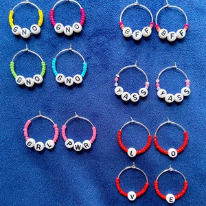 Wine Charm Sets, Drink Charms, Wine Glass Charms, Cocktail Charms, Wine Lovers Gift, Drink Markers