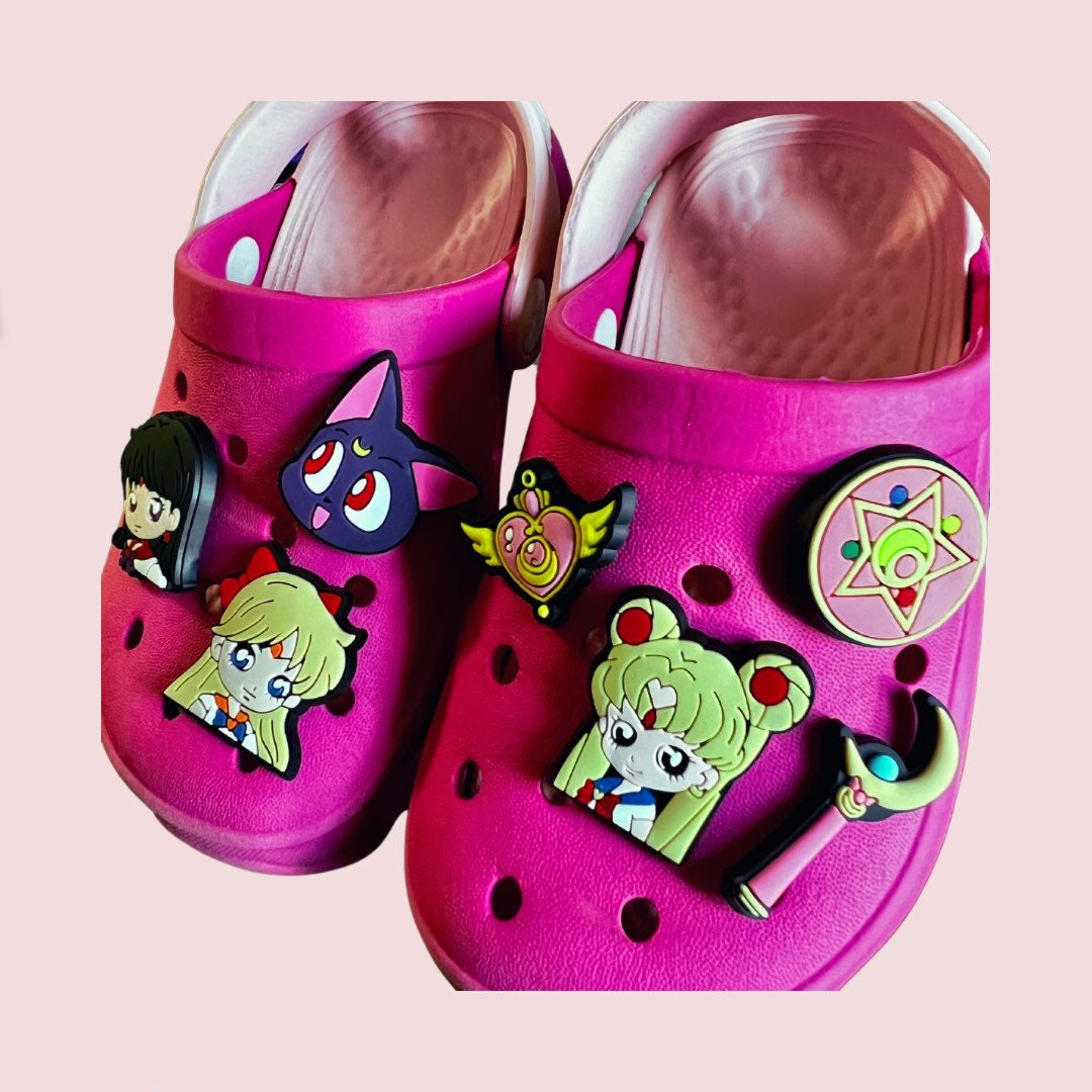 DreamCatching 14pcs Naruto Anime Croc Shoe Charms Fits for DIY Clog  Sandals Decoration PVC Cartoons Shoe Charms Different Shoes Accessories   Amazonin Shoes  Handbags