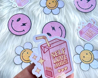 Self Love Sticker: Happy Affirmations, Laptop Decal