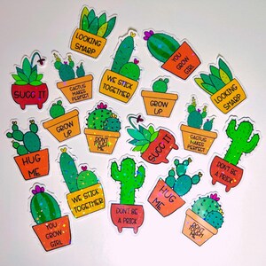 Pegatinas suculentas descaradas, calcomanías divertidas, pegatinas de vaso, pegatinas divertidas de cactus - pegatinas divertidas para portátiles - regalos divertidos - pegatina de taza