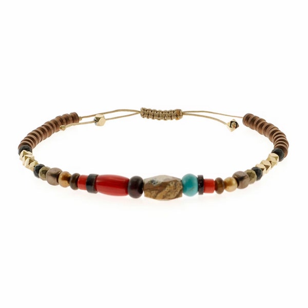 Bracelet homme en pierres naturelles