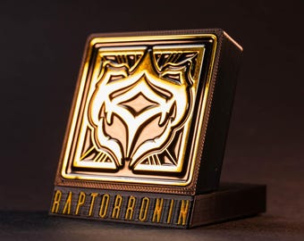 War Frame True Master Emblem Pin Halter