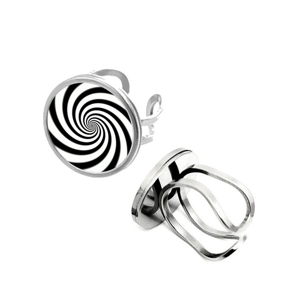 Vertigo Ring Handmade Hypnotize Jewelry Gift Pendant Charm