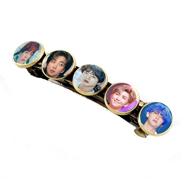 Bts Hair Clip Etsy