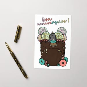 Carte de souhaits Bon anniversaire