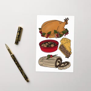 Carte de souhaits de Noël – Cucina tradizionale québécoise