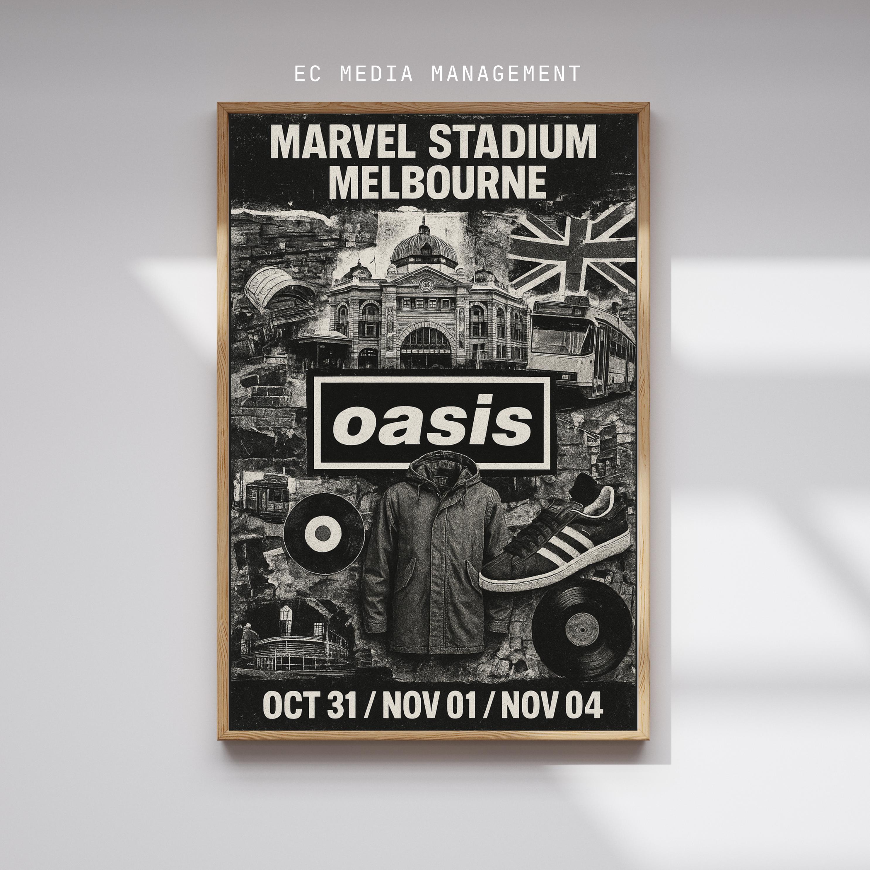 アートポスター オアシス オーバーハウゼン コンサートポスター アートポスター オアシス オーバーハウゼン コンサートポスター アート